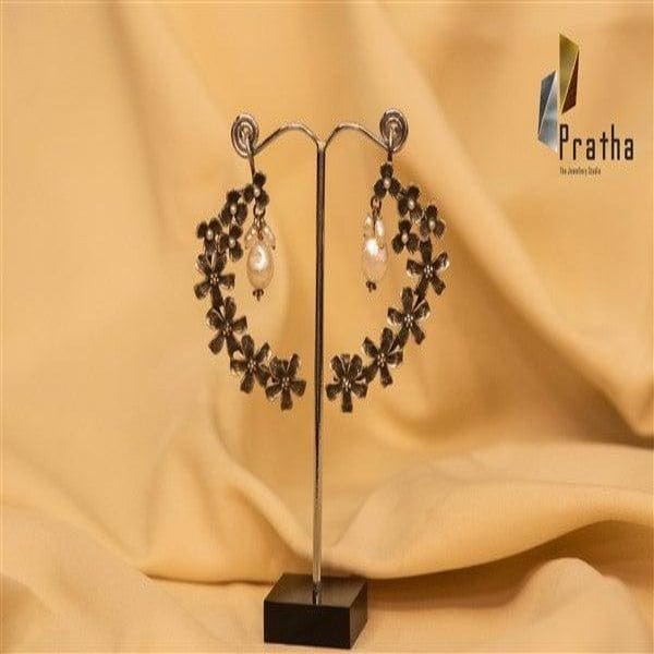 Ethnic Silver Danglers-1